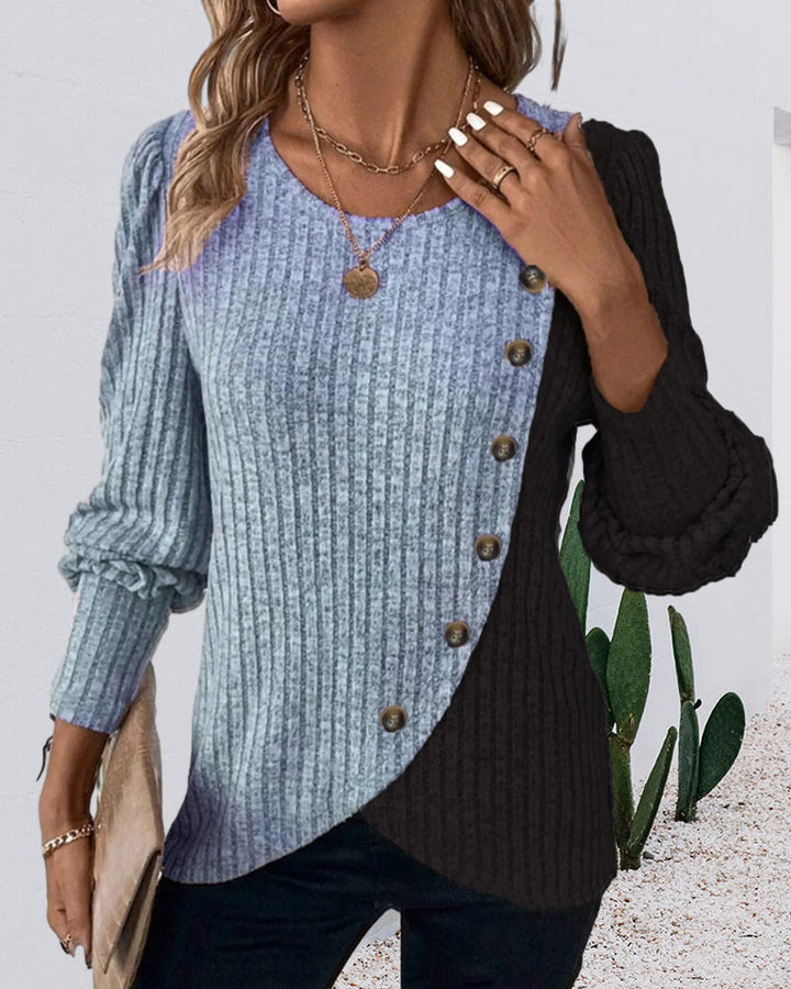 Dolce  | Elegant Long-sleeve Top