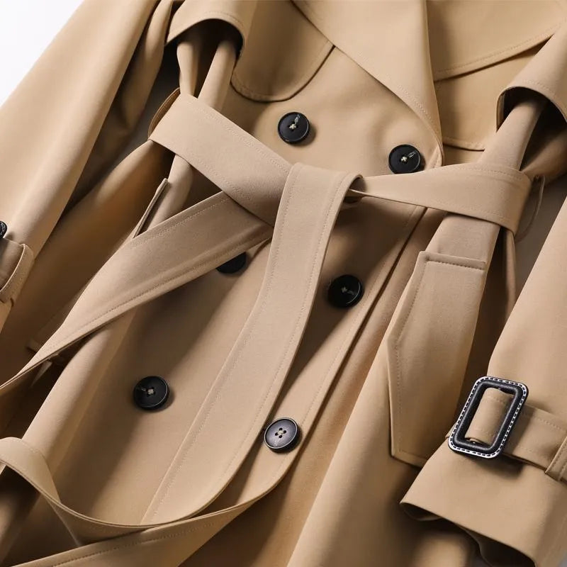 Elegant waterproof trench coat